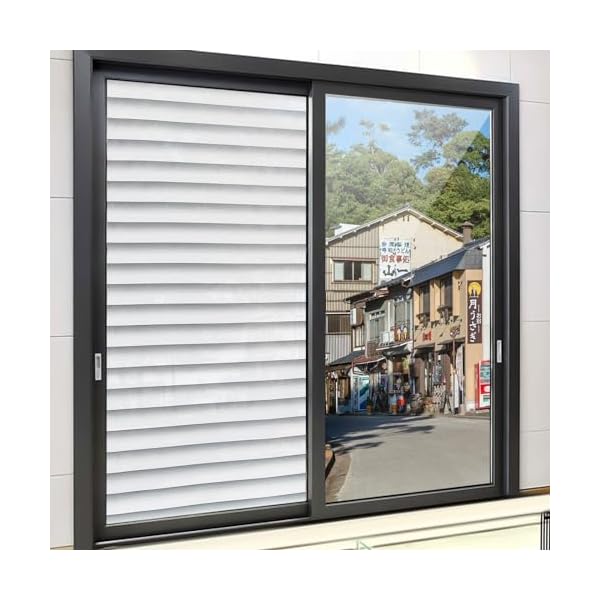 窓ガラス目隠しフィルム 目隠しシート シャッター 窓 フィルム 結露防止シート 窓 断熱 防寒シート 窓 防寒 水で貼る 剥がせる 窓 めかくしシート 寒さ対策 結露防止 飛散防止 台風対策 uvカット 曇りガラス調 浴室 風呂 玄関（薄白，45x3