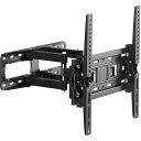 テレビ壁掛け金具26~65 インチ液晶 4K LED LCD 対応,チルト&スイベルテレビかけ金具最大VESA400x400mm,耐荷重45kg,テレビウォール...
