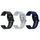 Amazfit GTS 4 mini用 バンド ベルト 3色セット GTS 2 mini 交換バンド 交換ベルト シリコン スポーツバンド アクセサリー (ブラ...