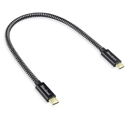 Mauknci iC҂ݔ핢 type-c to type-c P[u 30cm USB 3.1 Gen2 USB PDΉ ő3A/60W C to C P[u 0.3m Z