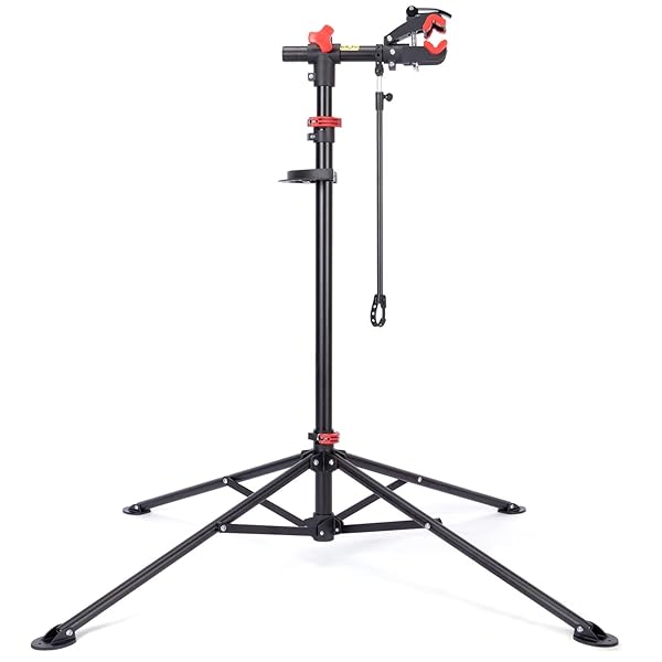 自転車 メンテナンススタンド ロードバイク ワークスタンド 高さ・角度無段階調節可 耐荷重