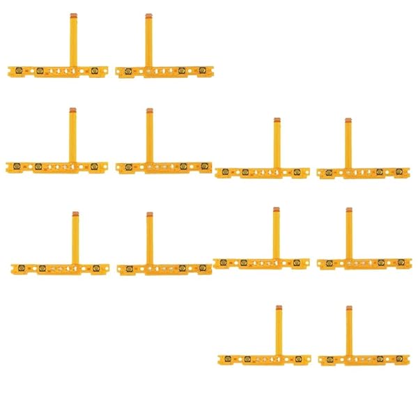 6ペアニンテンドースイッチNSジョイCON修理部品のための右の左ボタンキーフレックスケーブ