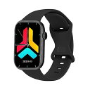 for Newluck スマートウォッチ シリコンバンド、蝶状のバックル 二重保障、軽い腕時計ベルト交換 Vikisda Qx7 スマートウォッチ 2023 / Seefox Qx7 / Newluck QX7 1.85インチ スマートウォッチに対応