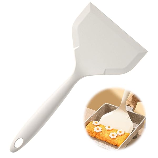 ヘラお好み焼きシリコン シリコンスパチュラターナー シリコン卵焼きスパチュラ フライ返