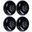 64mm インラインスケートホイール 64mm x 24mm ローラーホッケー交換用ホイール ベアリング付き ローラーボードバッグ 荷物スーツケース 水漕ぎシート 安定した休息用木製旋盤用 (4個パック) (ブラック) 2,030円