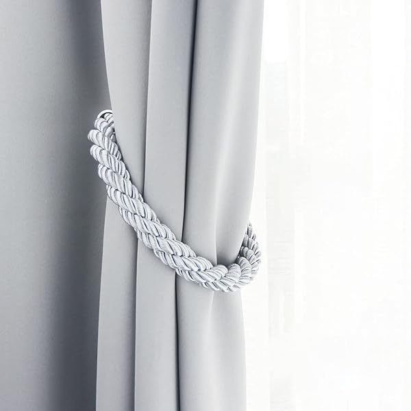 カーテンタッセル ロープタッセル マグネット 磁気カーテンバックル カーテン留め飾り 房掛