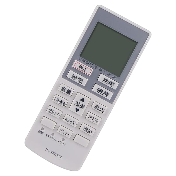 エアコン用リモコン fit for Panasonic パナソニック ナショナル National A75C3777（代替品） CWA75C3..