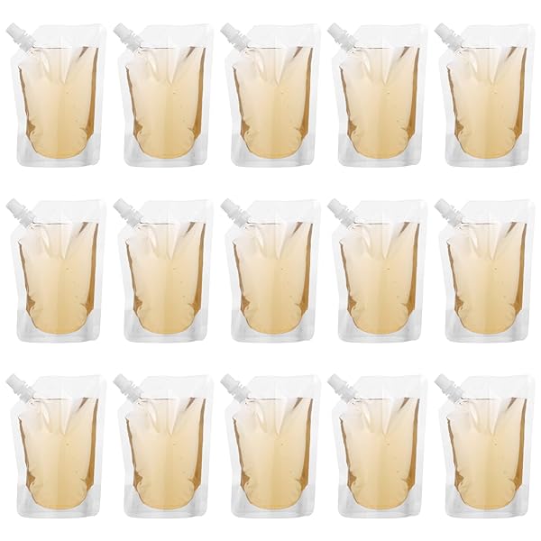 ドリンクバッグ 袋 パウチ容器 350ml プラスチック製 飲料バッグ ビニール袋 ジュース飲料袋