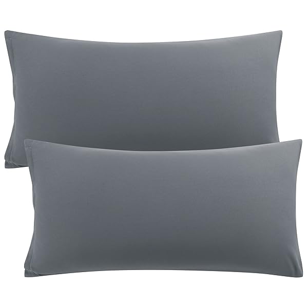 枕カバー マイクロファイバー 110GSM ファスナー ピローケース 2枚セット まくらカバー 色褪せ