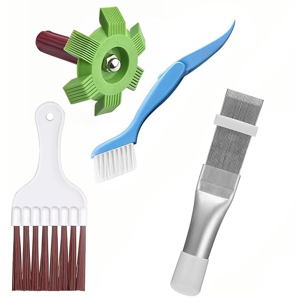 エアコン用 掃除用 エアコンフィンコーム 4本セット フィンコーム コンデンサー フィンクリ