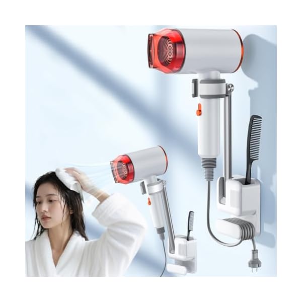 ヘアドライヤーホルダー ドライヤーホルダー 壁掛けブロードライヤースタンドラック アル