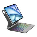 iPad マジックキーボード iPad Pro 12.9 キーボード ケース 第6/5/4/3世代 magic keyboard iPad air 13インチ ケース キーボード タッチパッド付き 磁気吸着 スマートキーボード 7色バックライト フ