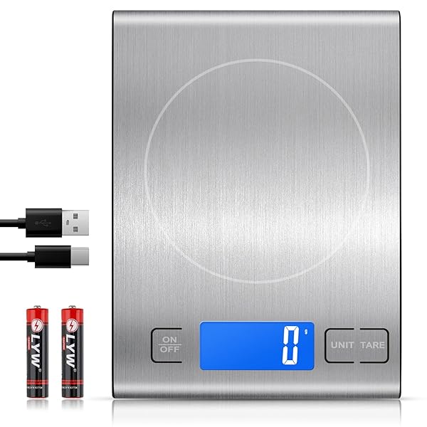 キッチン はかり [USB充電] はかり デジタル キッチン 1g 15kg TYPE-C充電&乾電池 二式給電 5単位