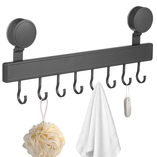 キッチンツールフック 吸盤 キッチン フック 40cm 強力 アルミニウム 調理器具 収納 台所用 防