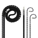 AceOrpheus イヤホンリケーブル 高純度8N単結晶銅OCC MMCX 2.5mm 衝撃吸収ネットデザイン 金メッキプラグ フラグシップ 音質改善 金属製コネクタ 交換用 着脱式 hifiリケーブル 1.2m DIY (2.5mm MMCX)