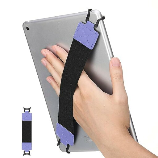 タブレットバンド 1個入り タブレットPC用安全ハンドストラップ タブレット用 安全ハンドストラップ 片手持ち 落下防止 取り外せる 9-11インチ対応 ipad 第10世代、iPad 9/8/7世代 10.2"、iPad Air 6 11"、iPa タブレットバンド 1個入り タブレットPC用安全ハンドストラップ タブレット用 安全ハンドストラップ 片手持ち 落下防止 取り外せる 9-11インチ対応 ipad 第10世代、iPad 9/8/7世代 10.2"、iPad Air 6 11"、iPa