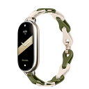 Xiaomi Smart Band 9/Smart Band 8 対応 バンド シャオミ スマートバンド9/8 換えバンド 替えベルト 透かし編みデザイン 調節...