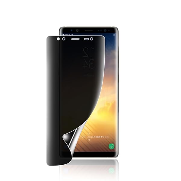 Galaxy note 8 保護フィルム 軟 覗き見防止 TPU素材 ギャラクシーNote8保護フィルム のぞき見防止