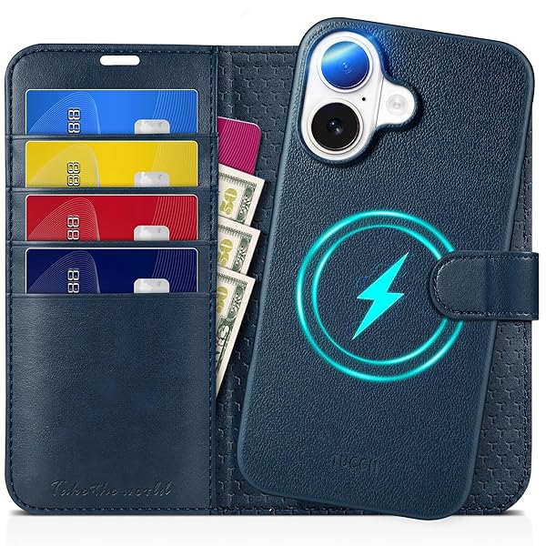 iPhone 16 対応 ケース 手帳型 2 in 1 分離式 アイフォーン16手帳型ケース 取り外し可能 [RFIDブロ