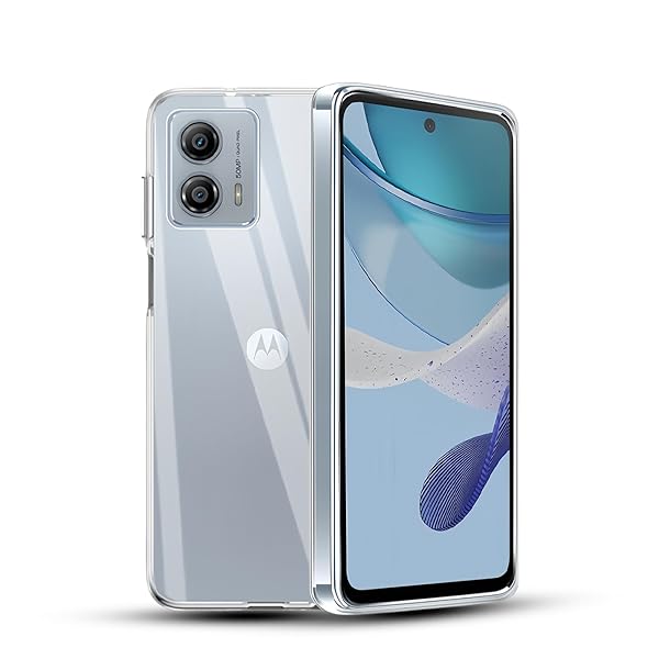 MOTO G53J 5G / MOTO G53Y 5G 耐衝撃 ケース MOTO G53J 5G 用のカバー クリア ソフト シリコンケース 薄型