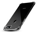 iPhone 8 Plus/ 7 Plus ケース 全面 クリアカバー 耐衝撃 カメラ保護 衝撃吸収 Qi充電 耐久性 ワイヤ
