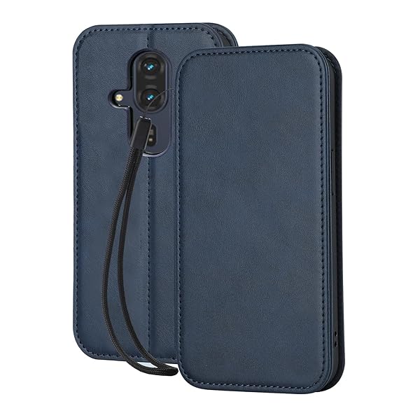 らくらくスマートフォン F-53E ケース 手帳型 スマホケース レザー カード収納 内蔵マグネッ