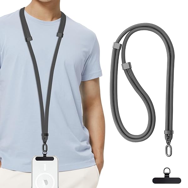 スマホショルダー 斜めがけ首掛け肩掛け 携帯ストラップスマホストラップ 7mm ナイロンロー
