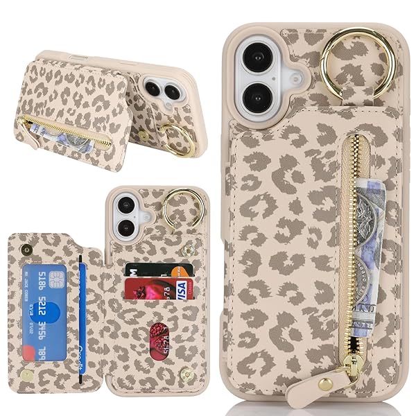 iPhone 16 Plus ケース iPhone 16Plus ケース カード収納 米軍MIL規格 リング付き キーホルダー キーリ