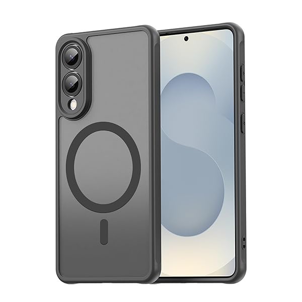 ケース Galaxy S25 Edge用 ケース【Magsafe対応】 ギャラクシー S25 Edge カバー 半透明上品感 マット