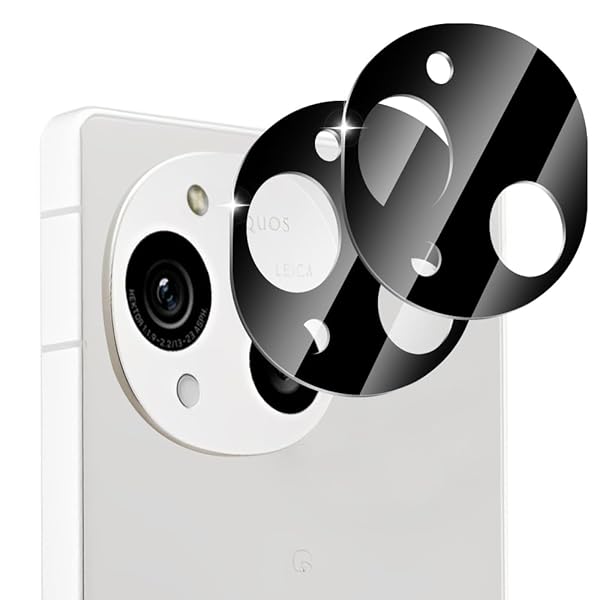 【2枚セット】 for Aquos R10 カメラフィルム カメラ保護フィルム レンズ保護ガラスフィルム 2.5D