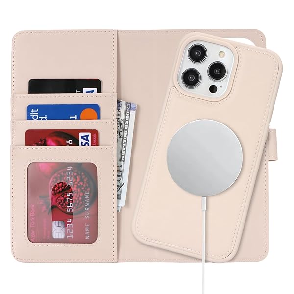 いphone14Pro Max ケース Magsafe 対応 iPhone 14 Pro Max ケース 手帳型 マグセーフ 耐衝撃 【分離式2in1