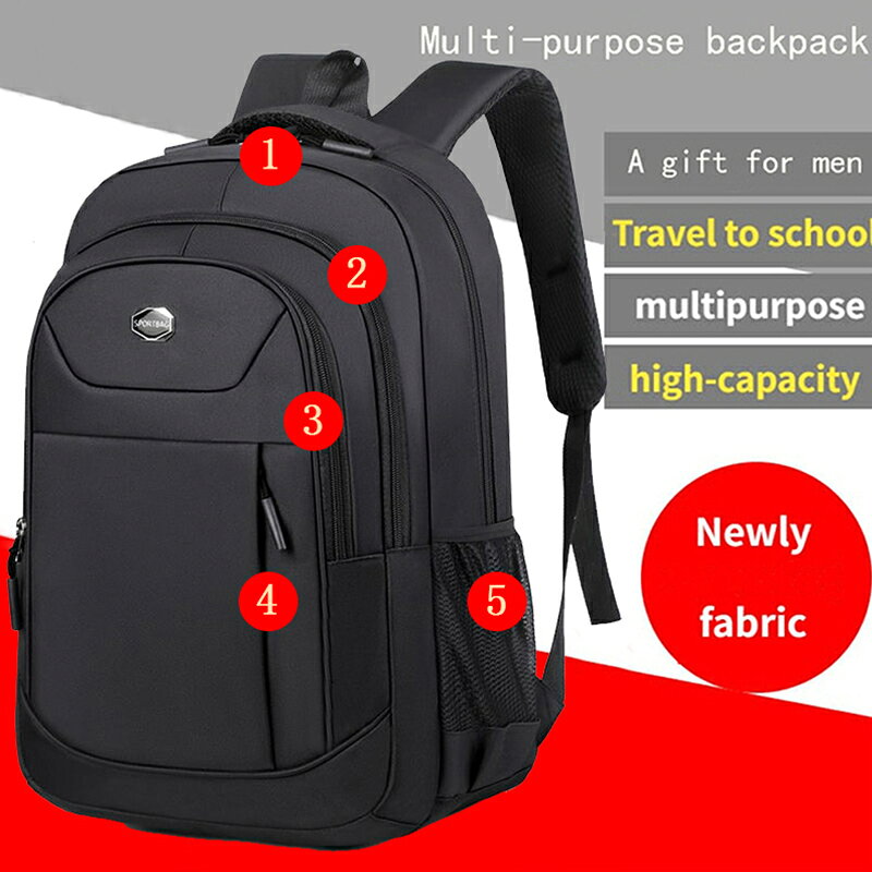 プロフェッショナル キュービック バックパック - ラップトップ、書類、旅行の必需品を収納できるマルチコンパートメント デザインの構造化ビジネス バッグ penguin8-strt8-10232195 ぺんぎんや サンプル画像2