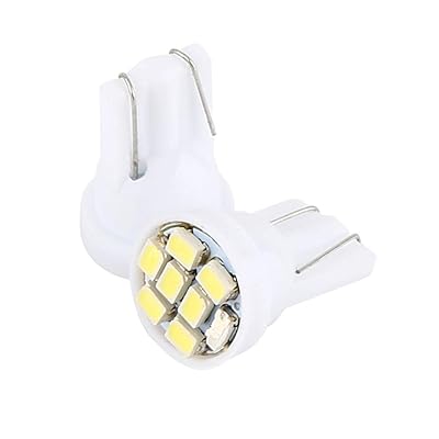 Qiilu y100z 12V DC 8LED T10 [v LEDou LEDCg ԓǏv  1206 LED`bv LԎK d ȃGl ő60,000 CXg[ȒP