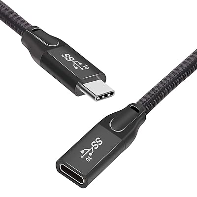 Mauknci USB C P[u USB 3.1 Gen2 10Gbps 5A}[d 0.6m Type C IX to Type C X R[h rfI//f[^]ɑΉ