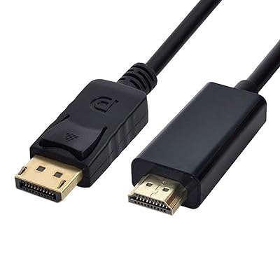 chenyang DisplayPort - HDMIケーブル DP DisplayPort オス-HDMIオス 単方向アダプター 6フィート 1.8m