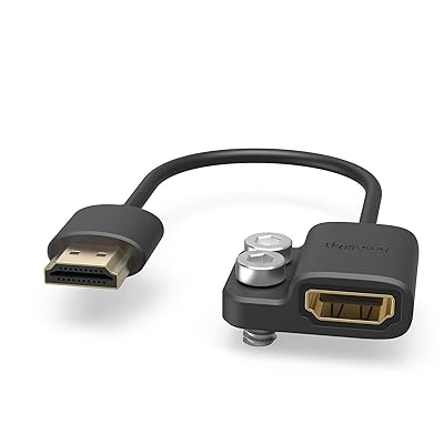 SmallRig HDMI-A to HDMI-A変換アダプター HDMI-AM（オス） ＆ HDMI-AF（メス）アダプターケーブル BMPCC 4K 6K, A7SIII, GH5 S1Hなど対応 14cm 4K@60HZ-3019