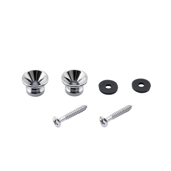 ギターストラップピン フェンダースタイル ストラップボタン エレキギター/アコースティックギター/ベース ウクレレ用、クローム (2個入)ブランド色クロムモデルM130-2商品説明【商品概要】エレキギターやベース,アコースティックギター,クラシックギターとウクレレに適用上部外径:14mm,高さ:9.2mm,取り付けネジ穴の直径:4.2mm.ご購入前にボタンのサイズを確認してください伝統的なラウンドテーパードボタン, Fenderや他の多くの楽器に良く見られるものと同様亜鉛合金製,取り付け簡単パッケージ内容:2個のストラップピン,ネジとワッシャ付属【商品説明】【商品詳細】商品種別：楽器・音響機器商品名：ギターストラップピン フェンダースタイル ストラップボタン エレキギター/アコースティックギター/ベース ウクレレ用、クローム (2個入)製造元：商品番号：M130-2色：クロム【当店からの連絡】