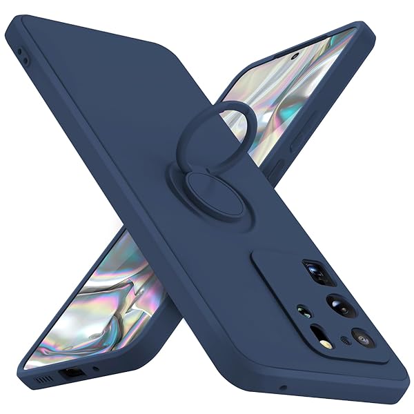 Galaxy s20 utra ケース リング シリコン 耐衝撃 tpu カバー 指紋防止 リング付き車載ホルダー対応