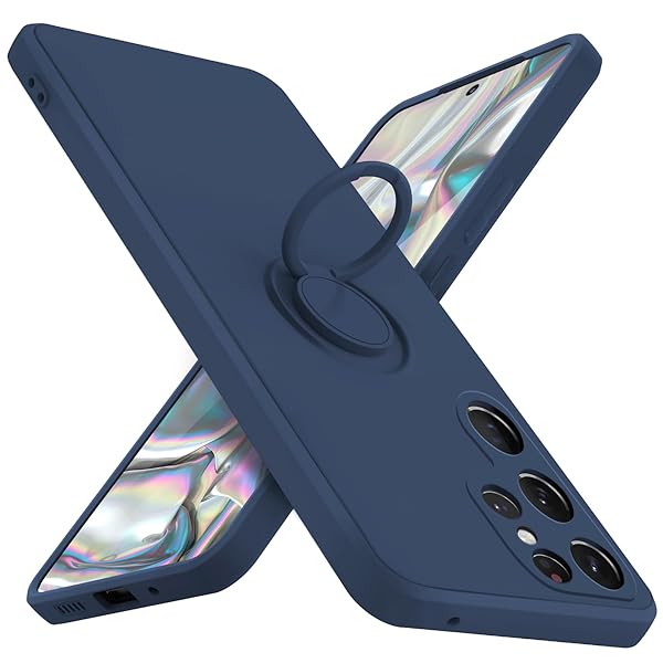 Galaxy S22 ultra ケース リング シリコン 耐衝撃 tpu SCG08 カバー 指紋防止 リング付き車載ホルダ