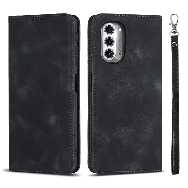 モトローラ Moto G52J 5G ケース - 第二世代 手帳型 スマホケース ストラップ 耐衝撃 カード収納