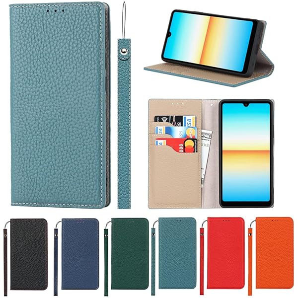 for Xperia Ace III ケース 本革 牛革 Ace III SO-53C / SOG08 / A203SO ケース for sony xperia aceiii 手帳型 カバ