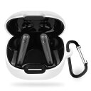 【2024改良モデル】 対応 Anker Soundcore Liberty 4 NC ケース 落下防止 シリコン カバー 全面保護 軽量小型 防水 防塵 キズ防止 保護カバー (ホワイト)
