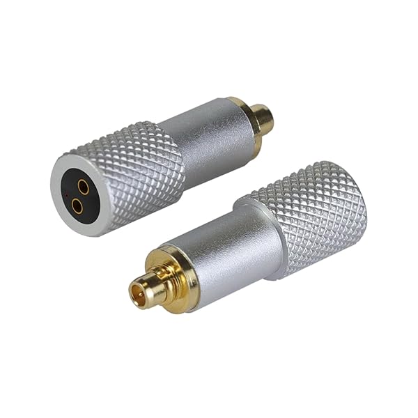 0.78 2pin(リケーブル側) to SRH1840(イヤホン側) アダプター コネクター 金メッキプラグ 統合成形