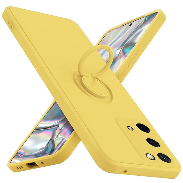 Galaxy s20 ケース リング シリコン 耐衝撃 カバー tpu 指紋防止 リング付き車載ホルダー対応 柔