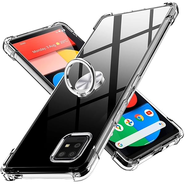 AQUOS zero6 ケース リング クリア透明 TPU 耐衝撃 SHG04 ケース カバー リング付き 指紋防止 360°回