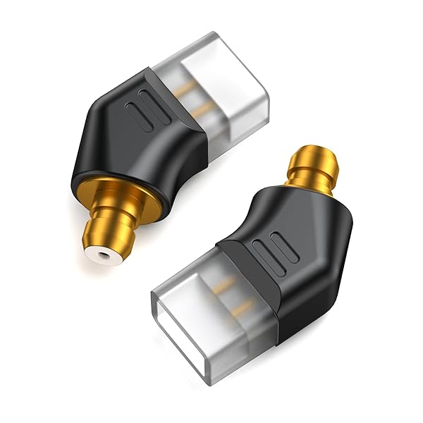 0.78 (リケーブル側) to EAR(イヤホン側) アダプター コネクター 金メッキプラグ 統合成形技術