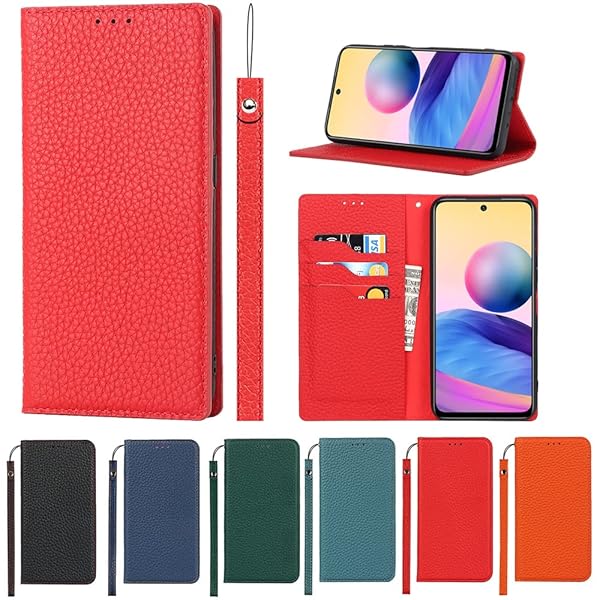 for Xiaomi Redmi Note 10 JE ケース 本革 牛革 for Redmi Note 10Tケース 手帳型 for Redmi Note10 JE XIG02 カバー