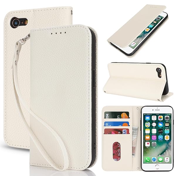 対応 iPhone se ケース 手帳型 iphonese第3世代 ケース ストラップ カード収納 スタンド機能 iphone8