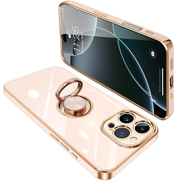 iPhone16 Pro Max ケース リング付き アイフォン16ProMax リング カバー 耐衝撃 TPU 360°回転 スタンド