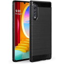 LG VELVET L-52A ケース docomo L-52A ソフトケース ソフトTPUシリコーン素材 保護カバー LG VELVET L-52A 対応 (ブラック)